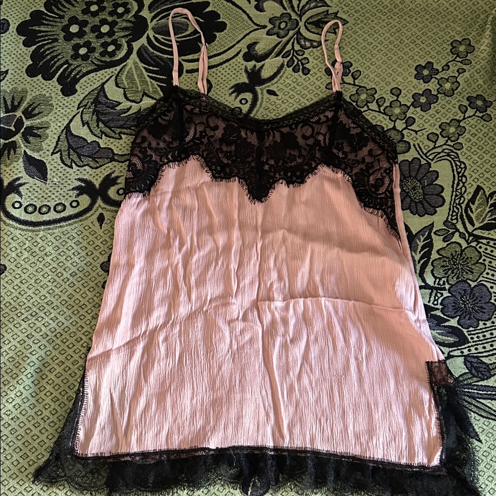 Zara Woman Cream and Black Top